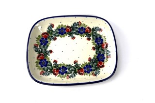 160 Bunzlau Rechthoekige schaal 1535X 160 Schotel Rechthoekig 18,5x15cm